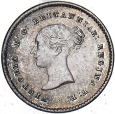 1838 Maundy Twopence - Victoria British Silver Coin - Superb