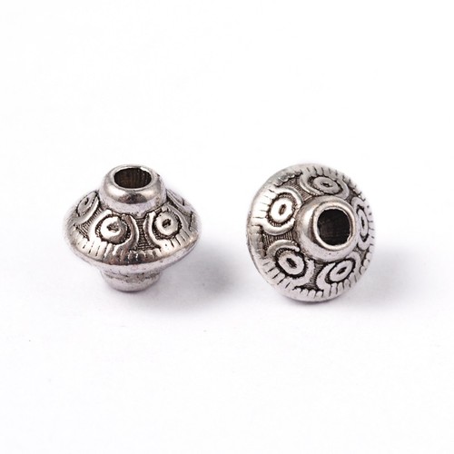 Tibetan silver spacer beads - tibetan,