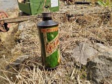 Vintage Oil Can Cylindrical Quart Castrol Wakefield 