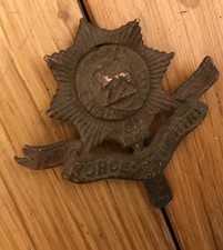 Worcestershire  Regiment Cap Badge (Lounge cupboard)