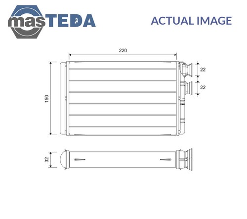 811652 heater radiator - 811652,