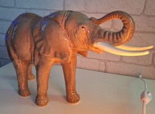 SYLVAC ENGLAND Rare Vintage 15.25" Large porcelain figurine LUCKY ELEPHANT