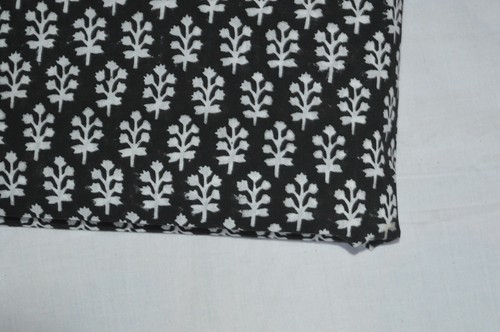 Hand block print floral - print, fabric