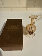 Kudos Art Glass Ewer Amber