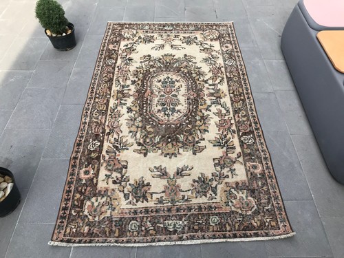 Turkish area rug 9x6 ft - rug, 3,9x6,6