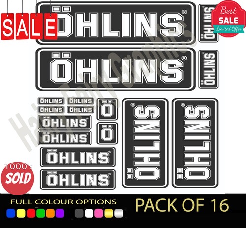 Ohlins logos sponsors - logos, stickers
