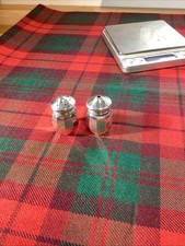 Small Sterling Silver Salt And Pepper Pots 8.8 Gms