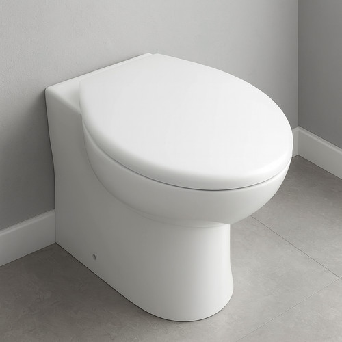 Bathroom toilet back wall - toilet, to