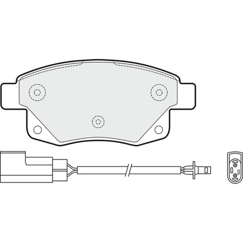 Brake pads set - for, ford