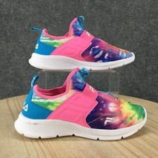 Fila Shoes Youth 4.5 Girls Landbuzzer Tie Dye Slip On Low Sneakers Multicolor