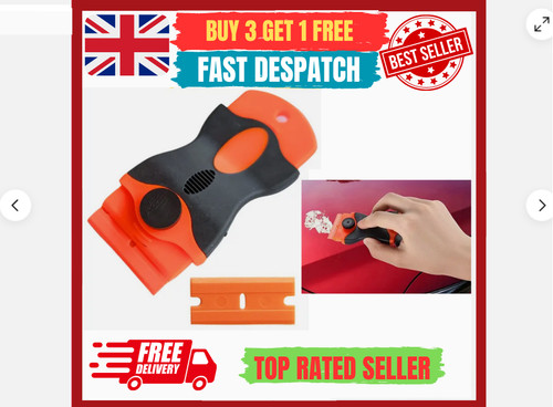 Plastic scraper tool glass - scraper,