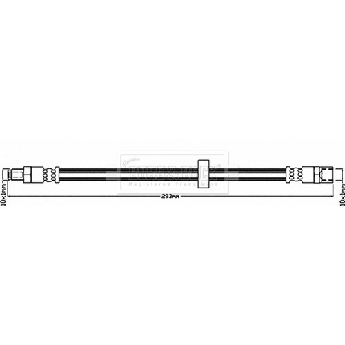 Brake hose for volvo - brake, xc70