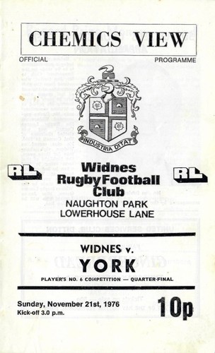 Widnes york 1976 - widnes,
