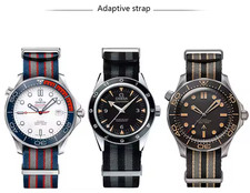 JAMES BOND 'NO TIME TO DIE' NATO WATCH STRAP FOR OMEGA SEAMASTER 300m WATCH 20mm