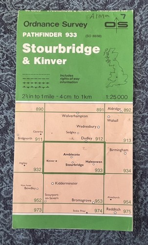 Vintage pathfinder map 933 - vintage,