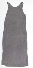 Divided Womens Grey Polyester Blend Tank Dress Size 12