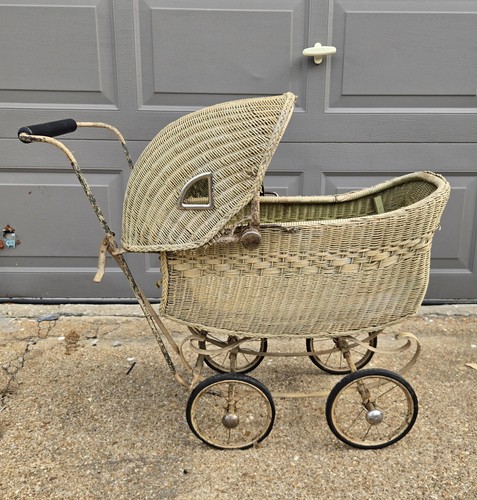 Antique baby doll stroller - antique,