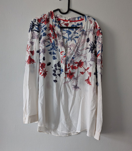Joules floral blouse top 14 - blouse,