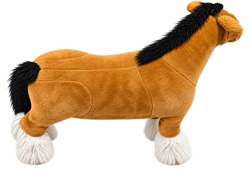Large brown plush ride - large, ride-on