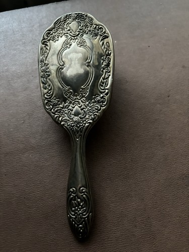 Vintage silver plated hair - plated,