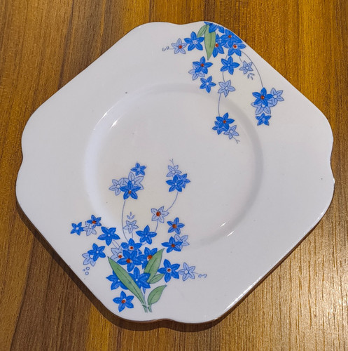 Square colclough bone china - bone,
