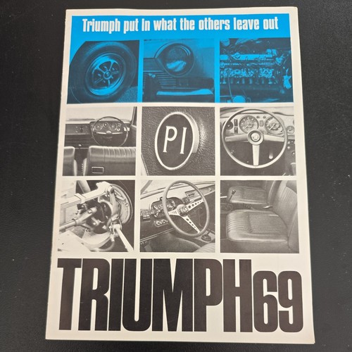 Triumph range 1968 - 1968-69, uk