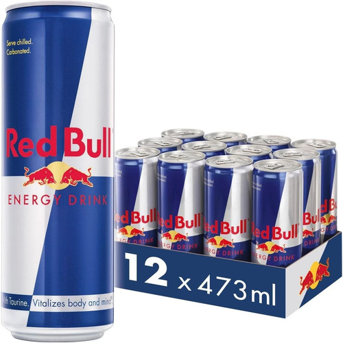 Red bull energy - red, original