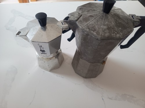 Metal espresso coffee - coffee, maker