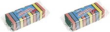 40x Dual-Sided Sponge Scourers – Non-Scratch Washing Up Pads