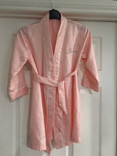 Silk feel girls kimono robe - kimono,