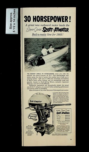 1955 scott atwater super - 1955, quiet
