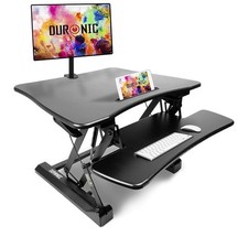 Duronic DM05D3 Sit Standing Computer Workstation RRP £149.99