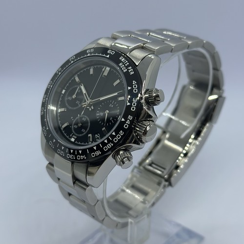 Seiko vk63 mod black - seiko,