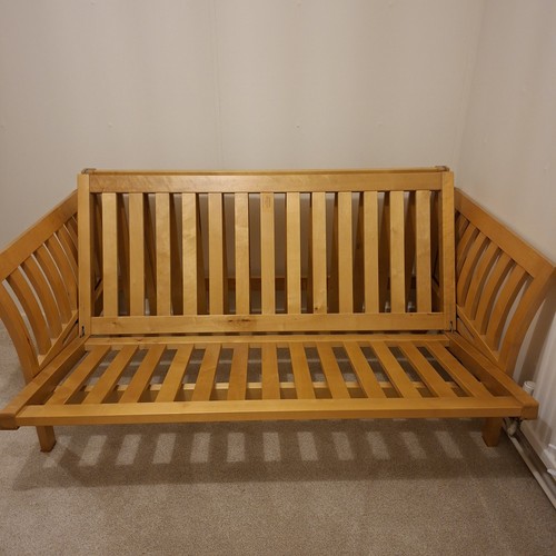 Solid wooden double futon base - solid,