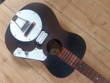 "Vintage Custom Rubber Bridge Electro Acoustic Guitar"
