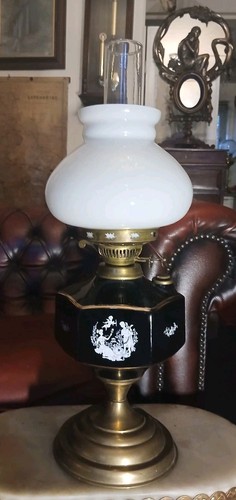 Antique oil lamp - oil, florentine