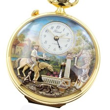 TISSOT Luge pocket watch Karakuri music box cal.5094 Hand Winding Men'_917117