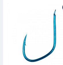 Gamakatsu LS2210S Blue Barbed Hooks, 25 per pack