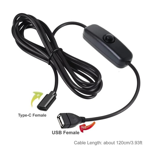 Usb male female extension - c,