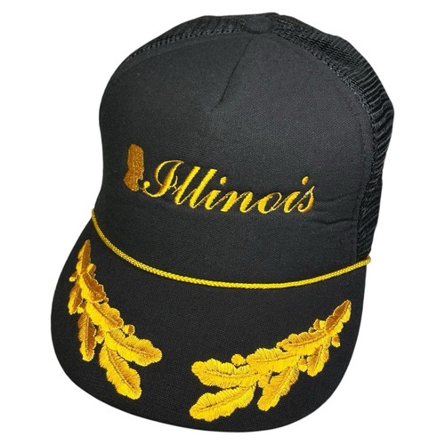 Vintage illinois trucker - vintage, hat