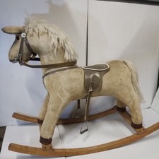 Rocking Horse Vintage Corduroy Material Over 40 Years Old 