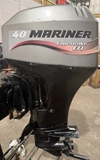 40HP MARINER F40 EFi 4-Stroke Long Shaft Power Trim Outboard Serviced Remotes