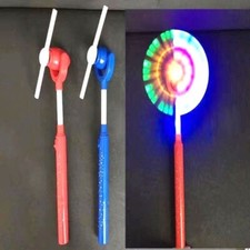LED Magic Flash Windmill Toy Light Up Blue 