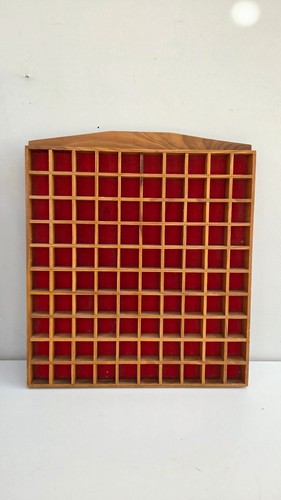 Vintage wooden thimble display - vintage,