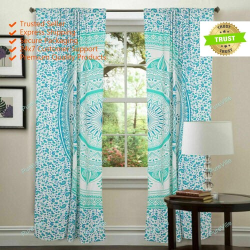 Curtains window door - curtains,