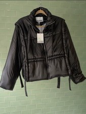 Black Ganni Puffer Jacket-  Brand New, Unworn, Beautiful Condition 