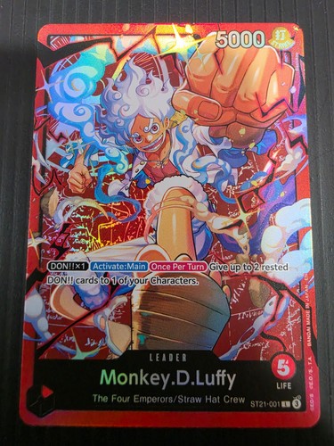 Monkey luffy foil - monkey.d.luffy, (st21-001)