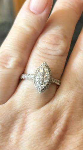 18ct white gold diamond - gold,