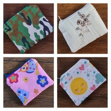 Small Fabric Zip Coin Purse