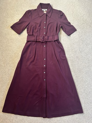 Boden plum shirt dress size - boden,